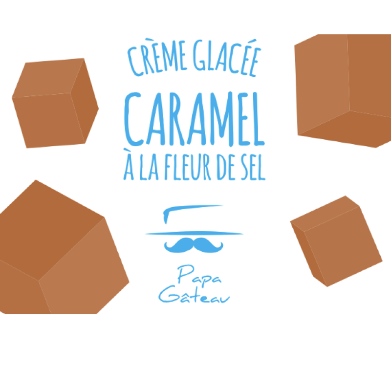 Crème glacée Caramel à la fleur de sel